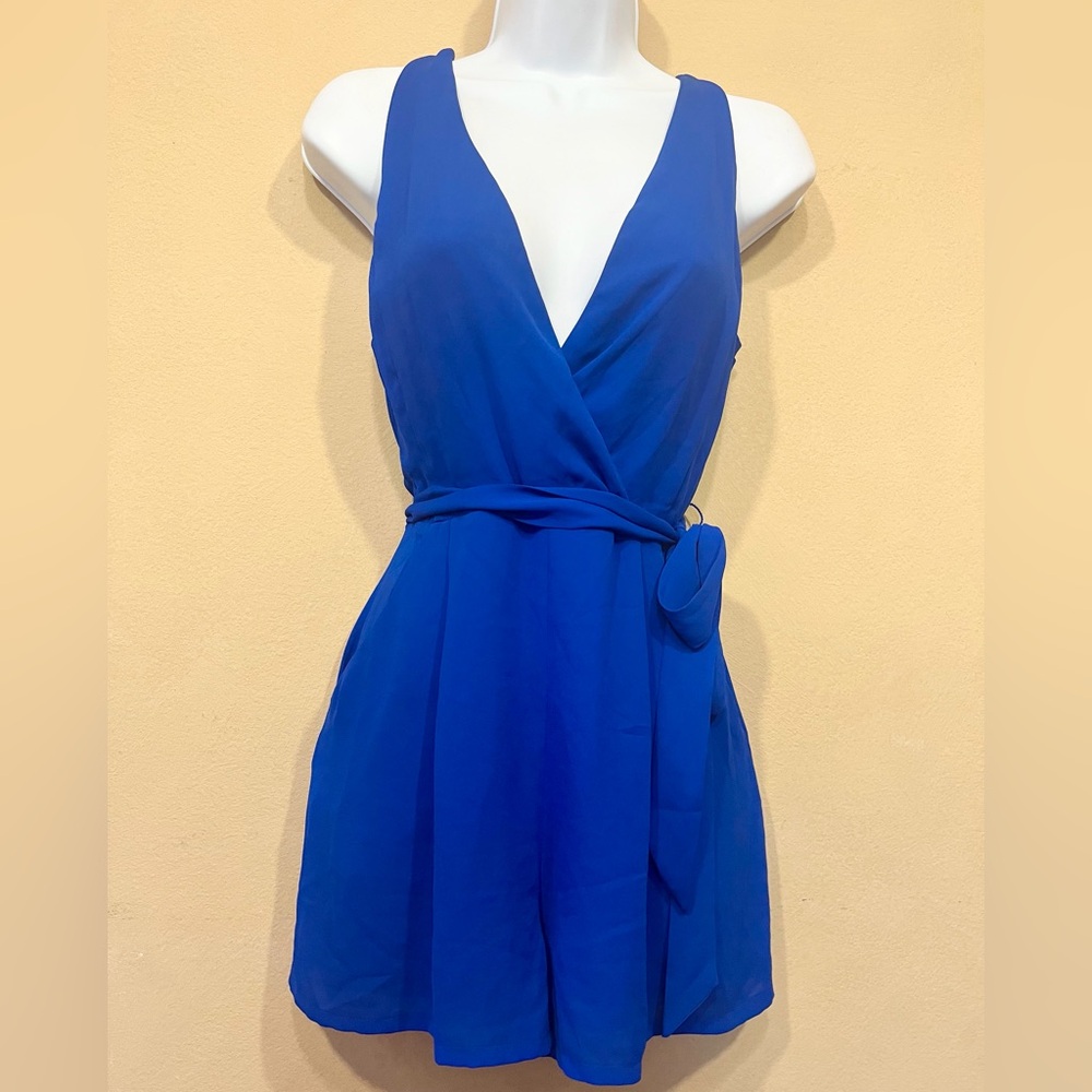 Express Electric Blue Romper - image 4